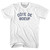 Cote De Boeuf Adult Cotton T-shirt - White