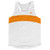 White And Orange Tennessee Arch Running Track Tops Made In USA