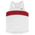 White And Red Cardinal Arch Running Track Tops Made In USA