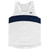 White And Blue Navy Arch Running Track Tops Made In USA