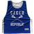 Czech Republic Country Nations Crossed Sticks Reversible Lacrosse Pinnie Made In USA - Royal & White Czech Republic Country Nations Crossed Sticks Reversible Lacrosse Pinnie Made In USA - Royal & White