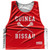 Guinea Bissau Country Nations Crossed Sticks Reversible Lacrosse Pinnie Made In USA - Red & White Guinea Bissau Country Nations Crossed Sticks Reversible Lacrosse Pinnie Made In USA - Red & White