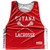 Guyana Country Nations Crossed Sticks Reversible Lacrosse Pinnie Made In USA - Red & White Guyana Country Nations Crossed Sticks Reversible Lacrosse Pinnie Made In USA - Red & White