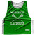 Madagascar Country Nations Crossed Sticks Reversible Lacrosse Pinnie Made In USA - Green & White Madagascar Country Nations Crossed Sticks Reversible Lacrosse Pinnie Made In USA - Green & White