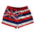 Hawaii US State Flag 2.5" Swim Shorts Made in USA - Red White Blue