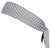 Warped Checkerboard Headband Made In USA - Grey Dark And White Warped Checkerboard Headband Made In USA - Grey Dark And White
