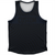 Warped Checkerboard Custom Athletic Sport Tank Top Made In USA - Blue Navy Almost Black And Black Warped Checkerboard Custom Athletic Sport Tank Top Made In USA - Blue Navy Almost Black And Black