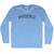 Phoenix Adult Tri-Blend Long Sleeve T-shirt - Athletic Blue