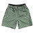 Warped Checkerboard Athletic Running Fitness Exercise Shorts 7" Inseam Shorts Made In USA - Green Forest And White Warped Checkerboard Athletic Running Fitness Exercise Shorts 7" Inseam Shorts Made In USA - Green Forest And White