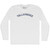 Tallahassee Adult Cotton Long Sleeve T-shirt - White