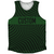 Warped Checkerboard Custom Athletic Tank Top - Green Hunter And Black