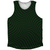 Warped Checkerboard Athletic Tank Top - Green Forest And Black Warped Checkerboard Athletic Tank Top - Green Forest And Black