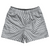 Warped Checkerboard Rugby Shorts Made In USA - Grey Dark And White Warped Checkerboard Rugby Shorts Made In USA - Grey Dark And White