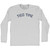 Tico Time Adult Cotton Long Sleeve T-shirt - Grey Heather