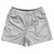 Warped Checkerboard Rugby Shorts Made In USA - Grey Medium And White Warped Checkerboard Rugby Shorts Made In USA - Grey Medium And White