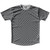 Warped Checkerboard Running Shirt Track Cross Made In USA - Grey Medium And Black Warped Checkerboard Running Shirt Track Cross Made In USA - Grey Medium And Black