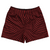 Warped Checkerboard Rugby Shorts Made In USA - Red Dark And Black Warped Checkerboard Rugby Shorts Made In USA - Red Dark And Black