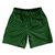 Warped Checkerboard Soccer Shorts Made In USA - Green Kelly And Black