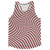 Warped Checkerboard Running Track Tops Made In USA - Red Maroon And White Warped Checkerboard Running Track Tops Made In USA - Red Maroon And White
