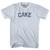 Cake Adult Tri-Blend T-shirt - Athletic White