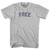 Free Adult Cotton T-shirt - Grey Heather