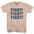 Fight Fight Fight Trump Assassination Adult Cotton T-shirt - Creme