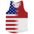 American Flag And Monaco Flag Combination Running Racerback Singlet Track Tank Top American Flag And Monaco Flag Combination Running Racerback Singlet Track Tank Top