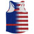 American Flag And Belize Flag Combination Running Racerback Singlet Track Tank Top American Flag And Belize Flag Combination Running Racerback Singlet Track Tank Top