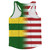 American Flag And Togo Flag Combination Running Racerback Singlet Track Tank Top American Flag And Togo Flag Combination Running Racerback Singlet Track Tank Top