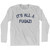 It's All A Fugazi Adult Cotton Long Sleeve T-shirt - Grey Heather