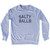 Salty Balls Adult Tri-Blend Sweatshirt - Grey Heather