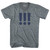 Exclamation Points Adult Tri-Blend V-neck T-shirt - Athletic Grey
