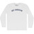 Key Biscayne Adult Cotton Long Sleeve T-shirt - White Key Biscayne Adult Cotton Long Sleeve T-shirt - White