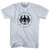 Germany Eagle Deutschland Soccer 4 World Cups Adult Tri-Blend T-shirt - Athletic White