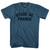 Stade De France Adult Cotton T-Shirt - Lake Blue