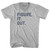 Figure. It. Out Adult Cotton V-neck T-shirt - Grey Heather