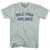 Mile High Airlines Adult Tri-Blend T-shirt - Athletic Cool Grey