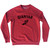 Gianyar Running Track Winged Foot Adult Tri-Blend Sweatshirt - Red Heather Gianyar Running Track Winged Foot Adult Tri-Blend Sweatshirt - Red Heather
