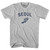 Seoul Running Track Winged Foot Womens Cotton Junior Cut T-Shirt - Grey Heather Seoul Running Track Winged Foot Womens Cotton Junior Cut T-Shirt - Grey Heather