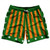 Kelly Green and Orange Champ Swim Shorts 7" Made in USA