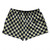 Checkerboard 1 Inch Blue Navy and Vegas Gold 2.5" Swim Shorts Made in USA