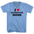 I Love Badminton Moms Adult Tri-Blend V-neck T-shirt - Athletic Blue I Love Badminton Moms Adult Tri-Blend V-neck T-shirt - Athletic Blue