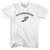 Peterborough Running Track Winged Foot-Adult Cotton T-shirt - White Peterborough Running Track Winged Foot-Adult Cotton T-shirt - White
