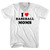 I Love Baseball Moms Adult Tri-Blend V-neck T-shirt - White I Love Baseball Moms Adult Tri-Blend V-neck T-shirt - White