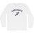Harrogate Running Track Winged Foot Adult Cotton Long Sleeve T-shirt - White