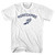 Morecambe Running Track Winged Foot Adult Cotton T-shirt - White