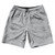 Super Fly Pattern Black and Grey Medium 10" Swim Shorts Made in USA - Black and Grey Medium