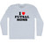 I Love Futsal Moms Adult Tri-Blend Long Sleeve T-shirt - Athletic White I Love Futsal Moms Adult Tri-Blend Long Sleeve T-shirt - Athletic White