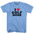 I Love Golf Moms Adult Tri-Blend T-shirt - Athletic Blue