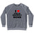 I Love Field Hockey Moms Adult Tri-Blend Sweatshirt - Athletic Grey I Love Field Hockey Moms Adult Tri-Blend Sweatshirt - Athletic Grey